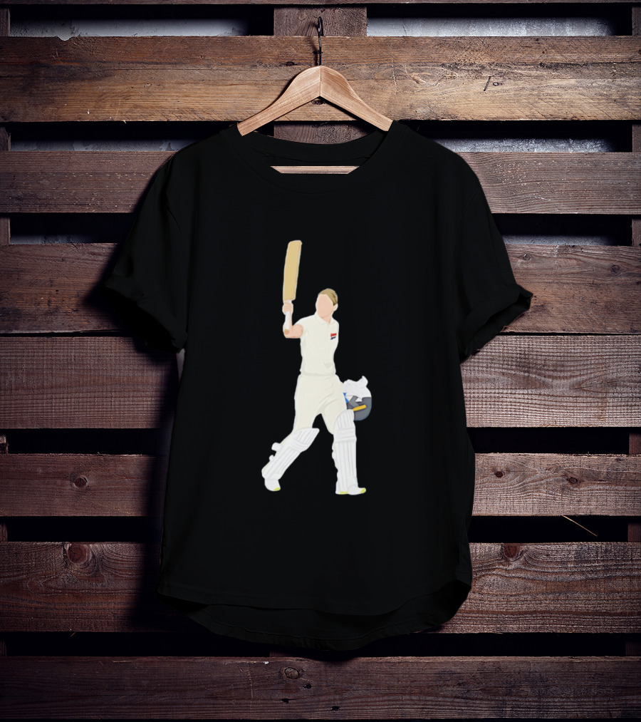 Steve Smith Celebrating Australian Cricket Icon Batter T-Shirt