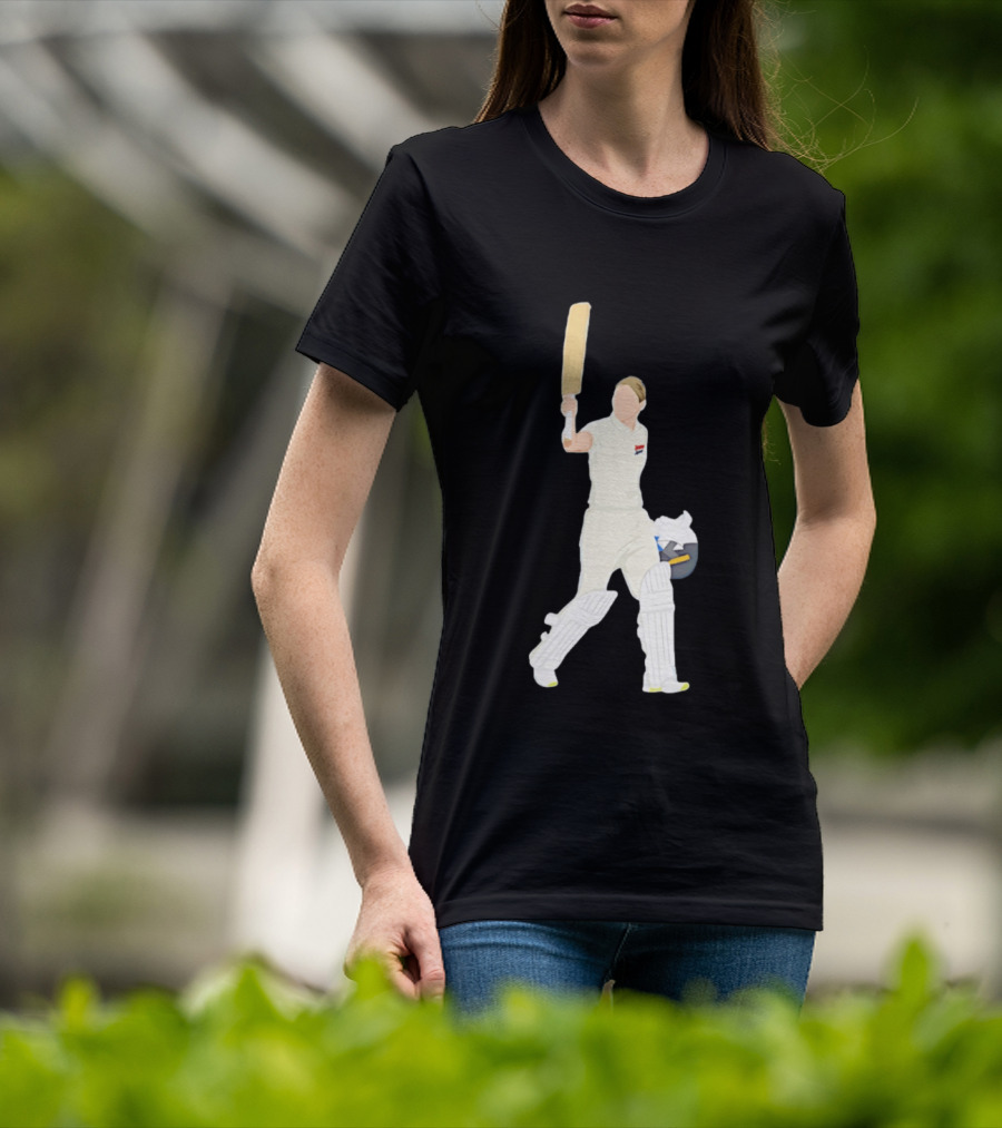 Steve Smith Celebrating Australian Cricket Icon Batter T-Shirt