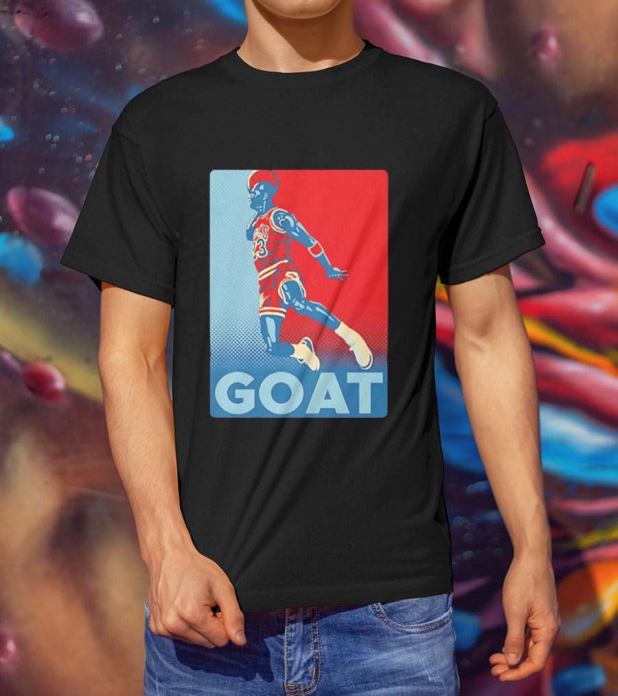 Michael Jordan GOAT Slam Dunk Chicago Bulls 23 T-Shirt