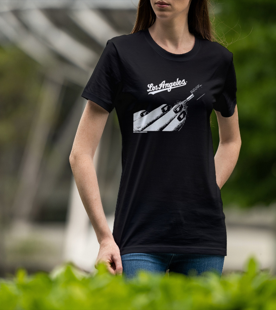 Mitchell & Ness Los Angeles Dodgers Nail Polish MLB T-Shirt