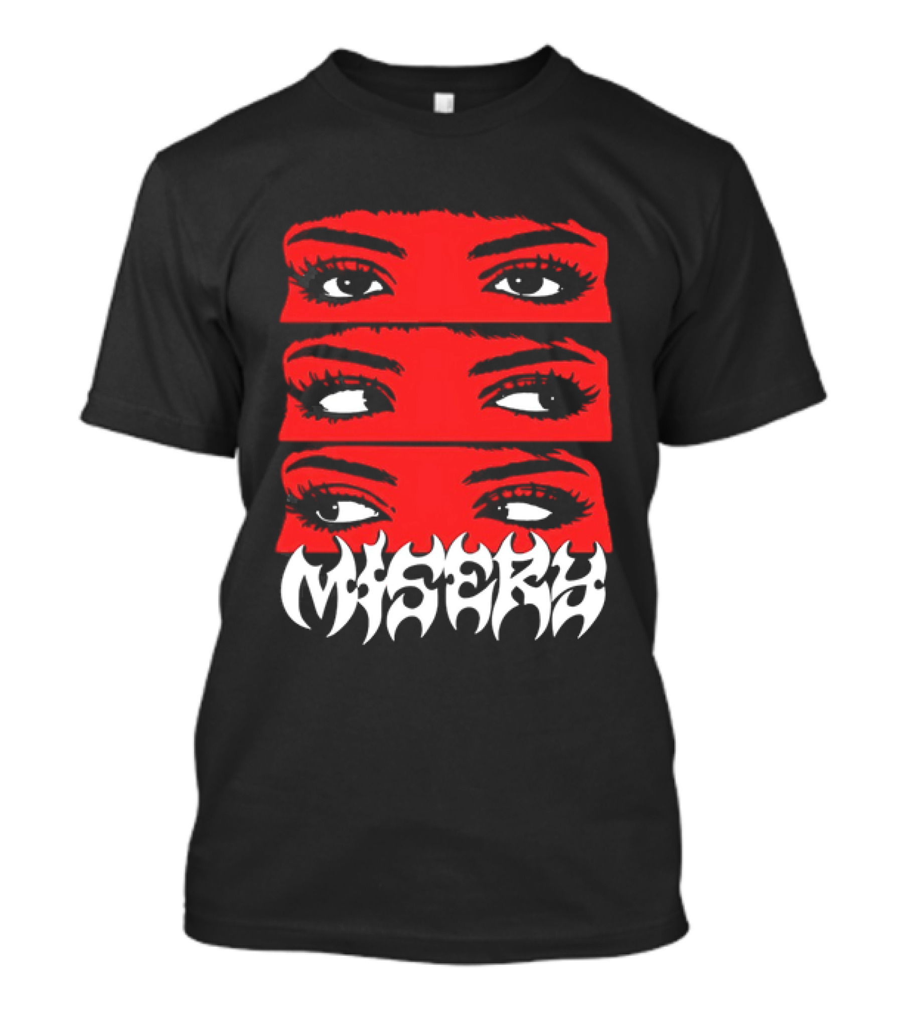 Misery Red Eyes Triple Stare T-Shirt
