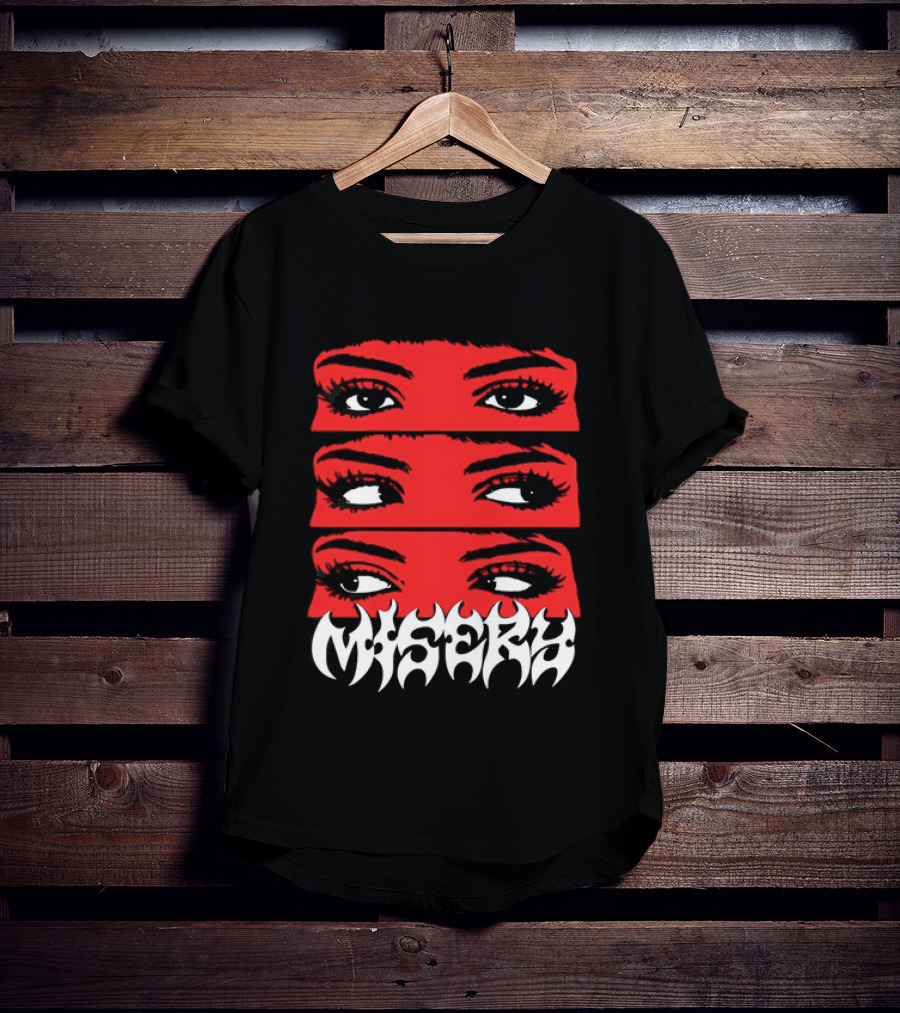 Misery Red Eyes Triple Stare T-Shirt