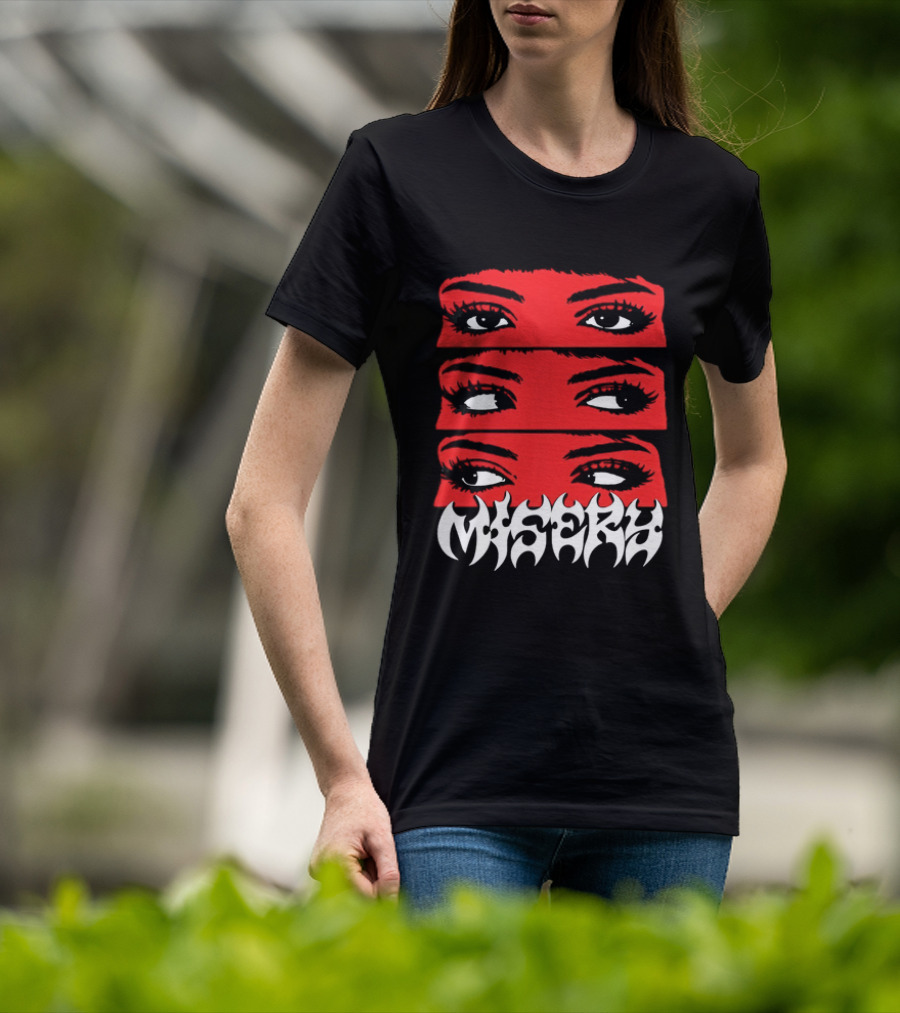 Misery Red Eyes Triple Stare T-Shirt