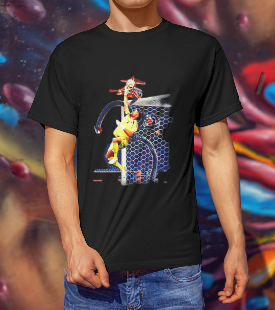 Vozinha Cape Verde Goalkeeper Octopus Marvel Mashup Soccer Heroics T-Shirt