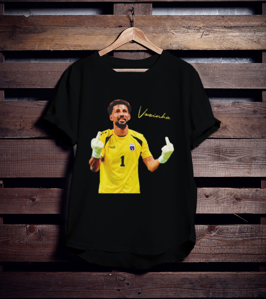 Vozinha Cape Verde National Team Number 1 Player Gesture T-Shirt