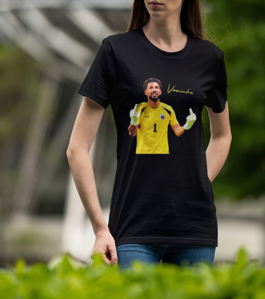 Vozinha Cape Verde National Team Number 1 Player Gesture T-Shirt
