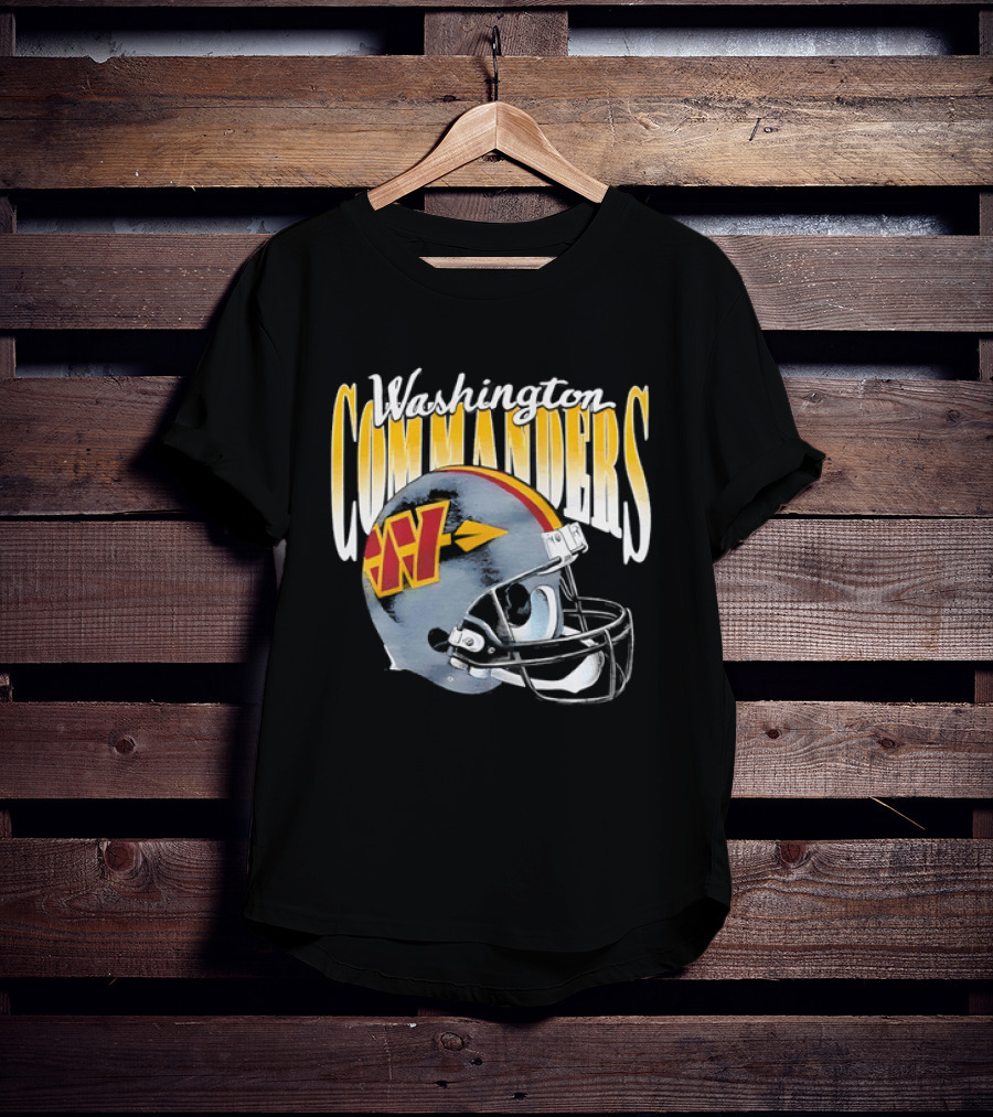 Washington Commanders Football Helmet Men's T-Shirt