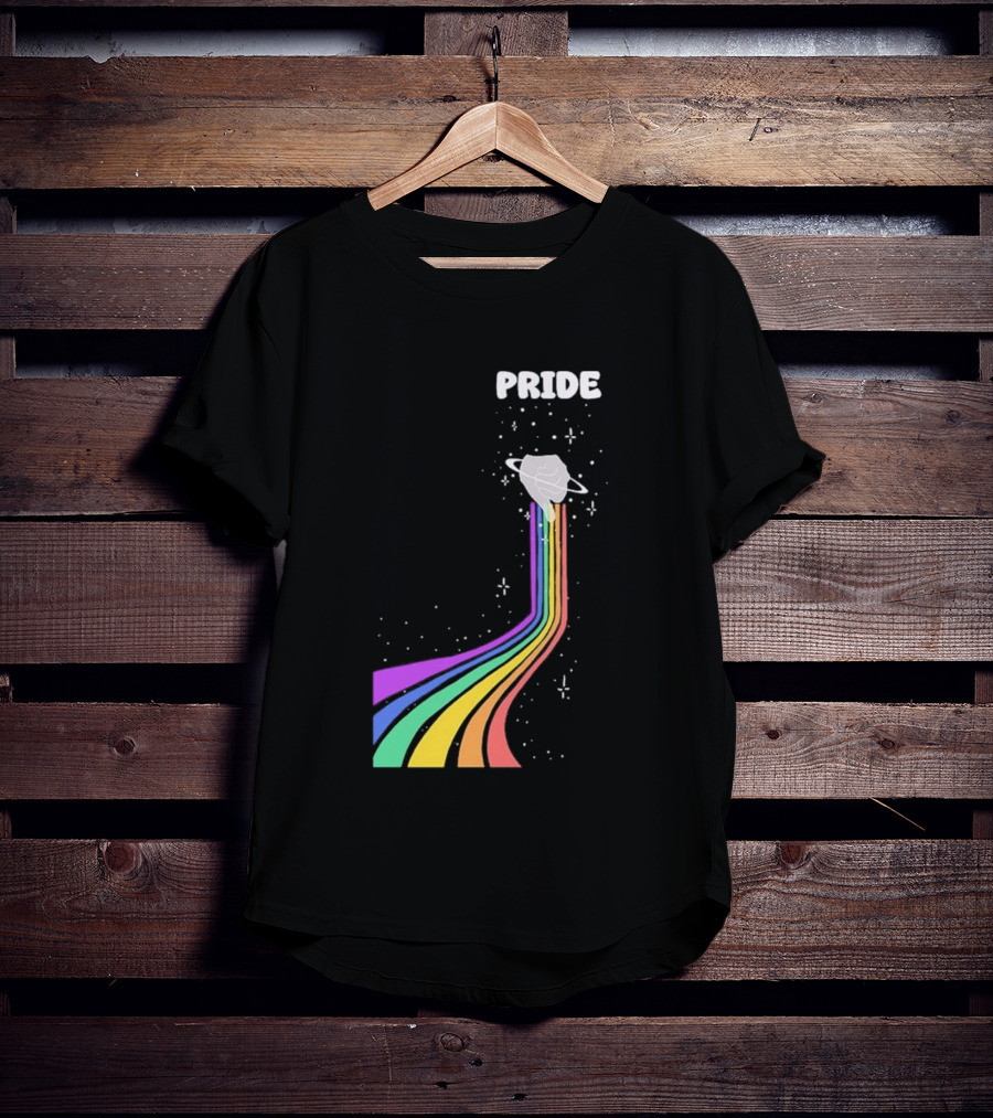 Pride Rainbow Space Hand Magic T-Shirt