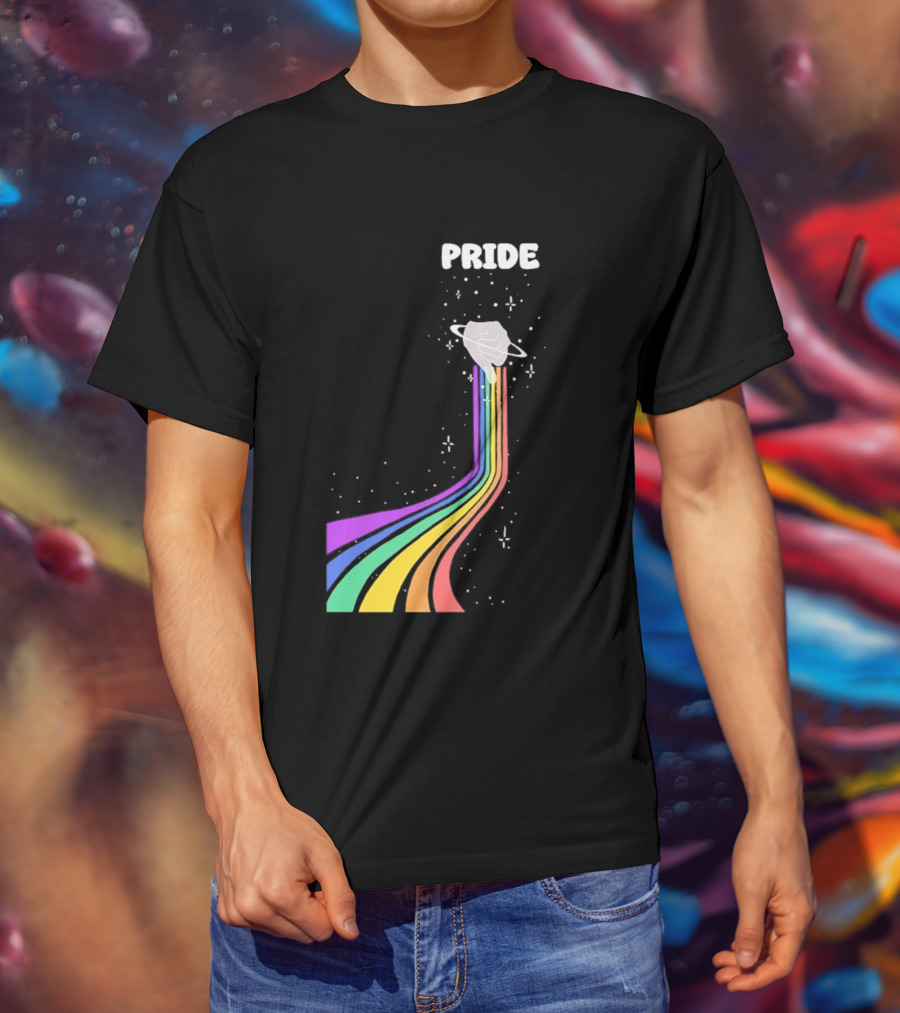 Pride Rainbow Space Hand Magic T-Shirt