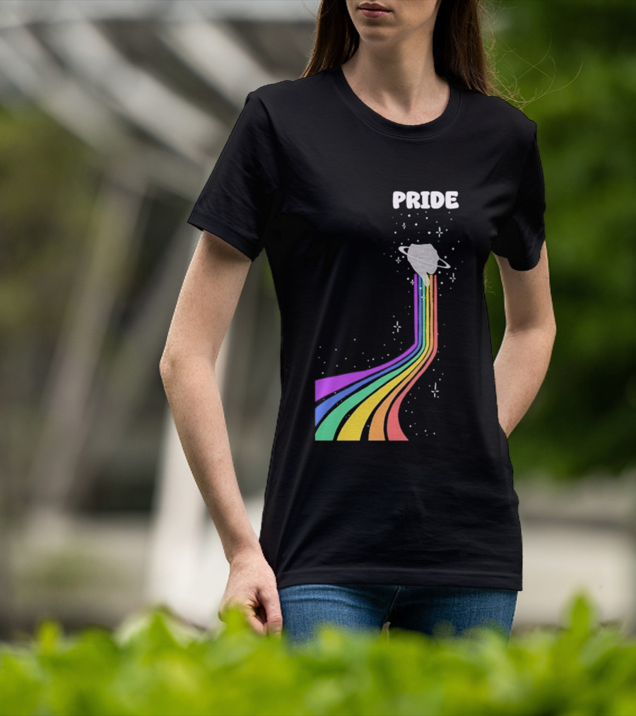 Pride Rainbow Space Hand Magic T-Shirt