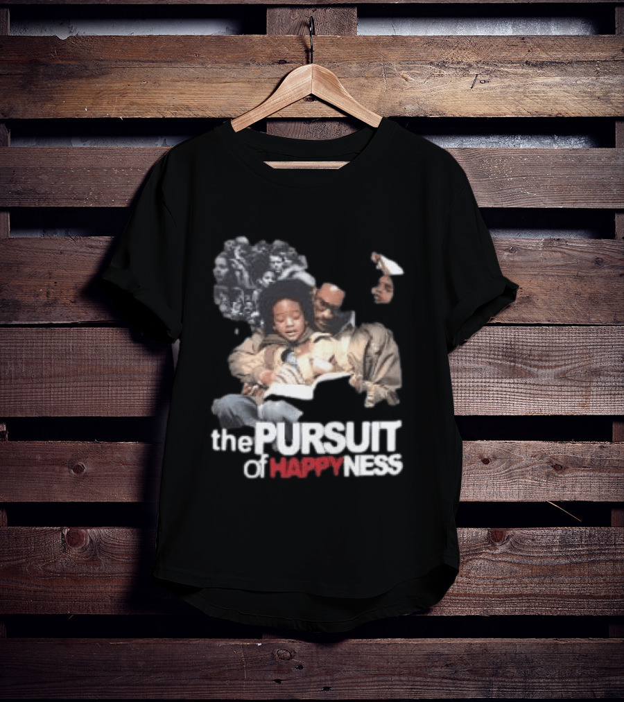 The Pursuit Of Happyness Will Smith Jaden Smith Movie Scene T-Shirt