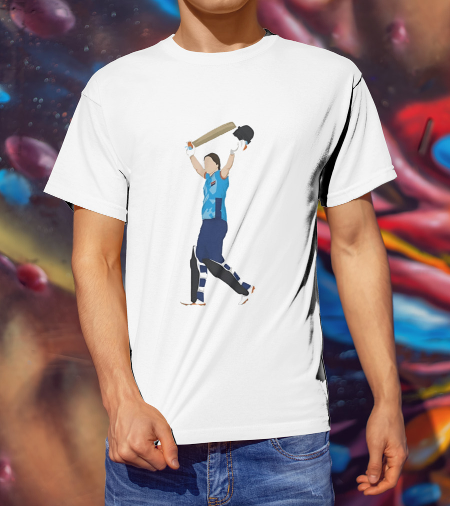 Nat Sciver Brunt England Cricket Iconic Batting Celebration T-Shirt