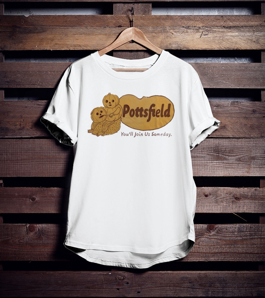 Pottsfield You'll Join Us Someday Pumpkin Characters Over The Garden Wall T-Shirt