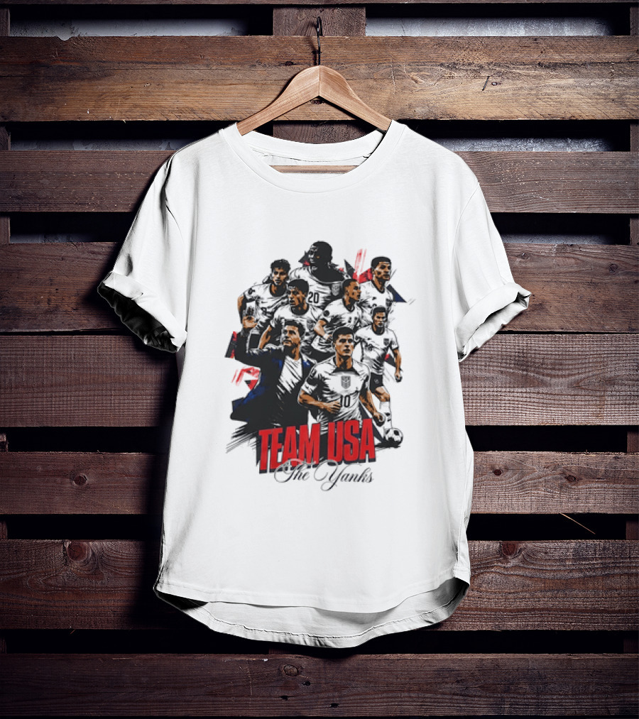Team USA The Yanks USMNT Collage T-Shirt