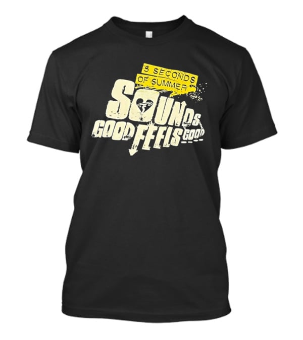5 Seconds Of Summer Sounds Good Feels Good Heart Arrow T-Shirt