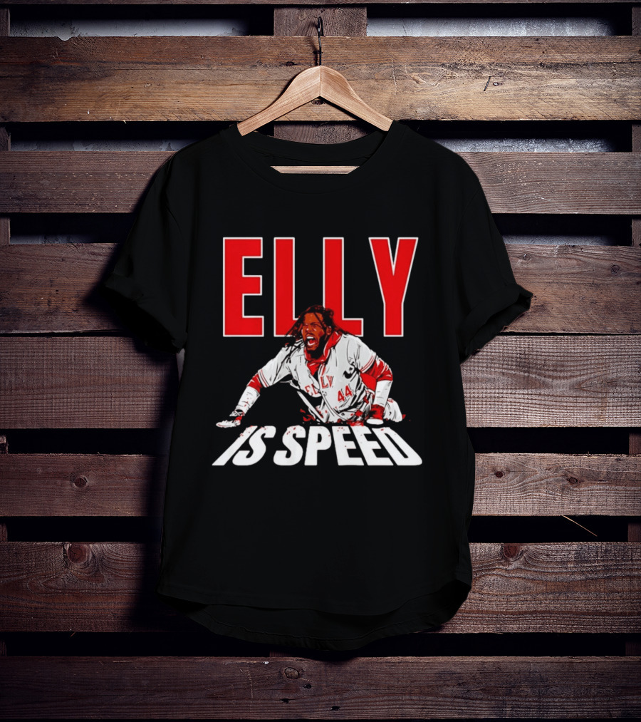 Elly De La Cruz Cincinnati Reds Elly 44 Is Speed T-Shirt