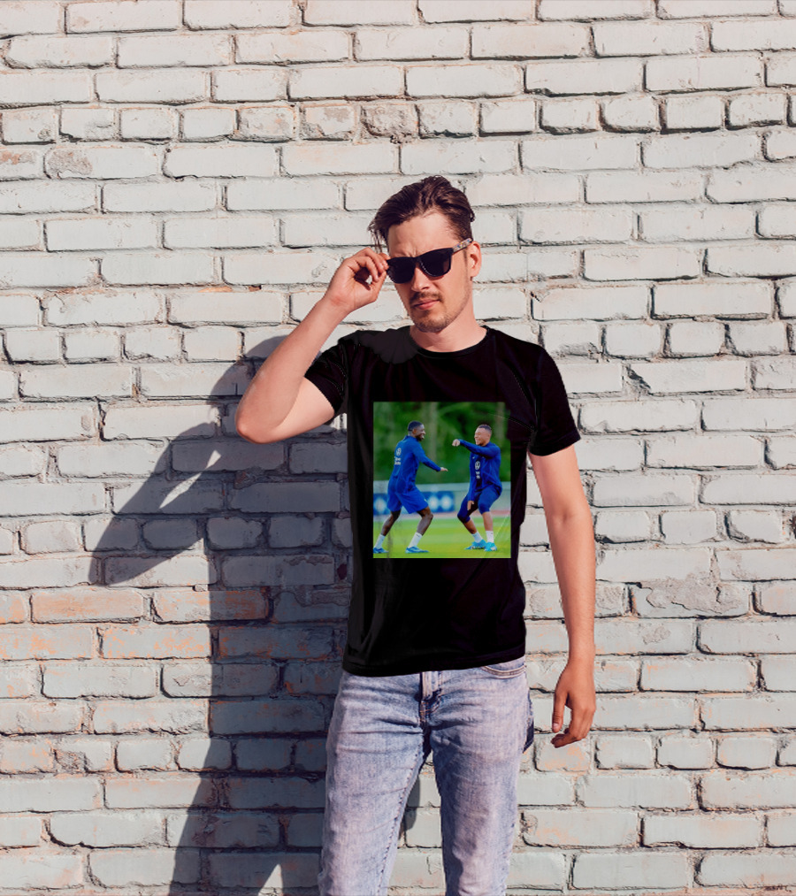 Kylian Mbappe Ousmane Dembele France National Football Team Training France Football Kings Of Europe T-Shirt