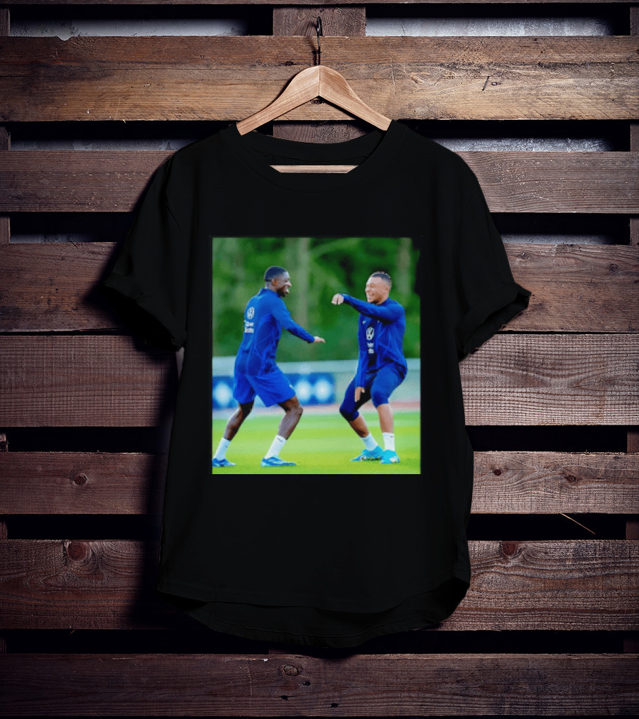 Kylian Mbappe Ousmane Dembele France National Football Team Training France Football Kings Of Europe T-Shirt