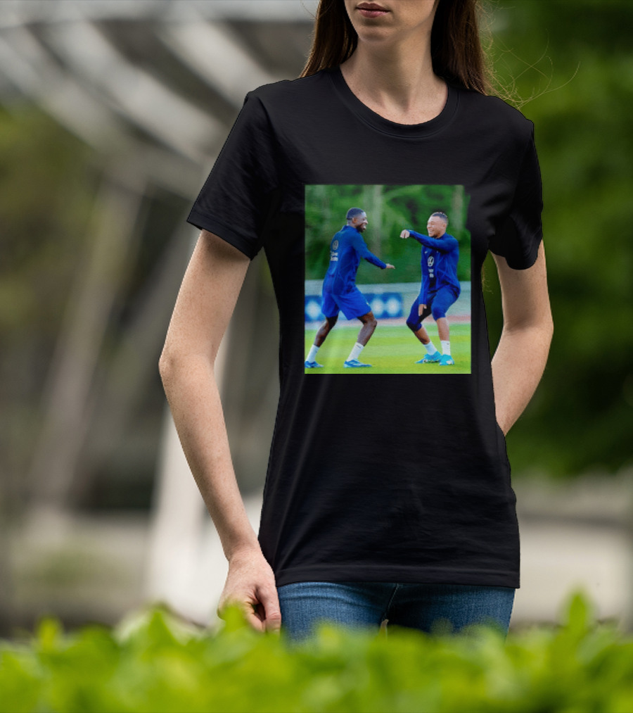 Kylian Mbappe Ousmane Dembele France National Football Team Training France Football Kings Of Europe T-Shirt