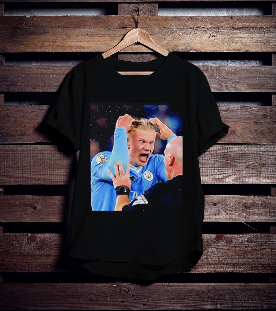 Erling Haaland Manchester City Emotional Reaction T-Shirt