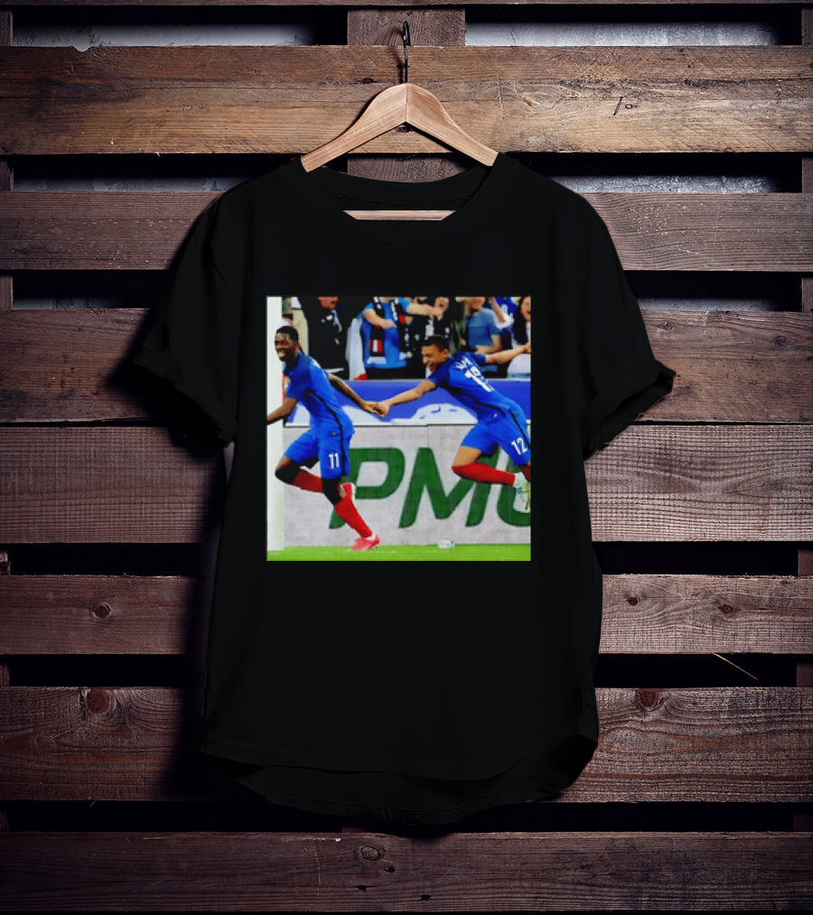France National Team Kylian Mbappé Ousmane Dembélé Celebration T-Shirt