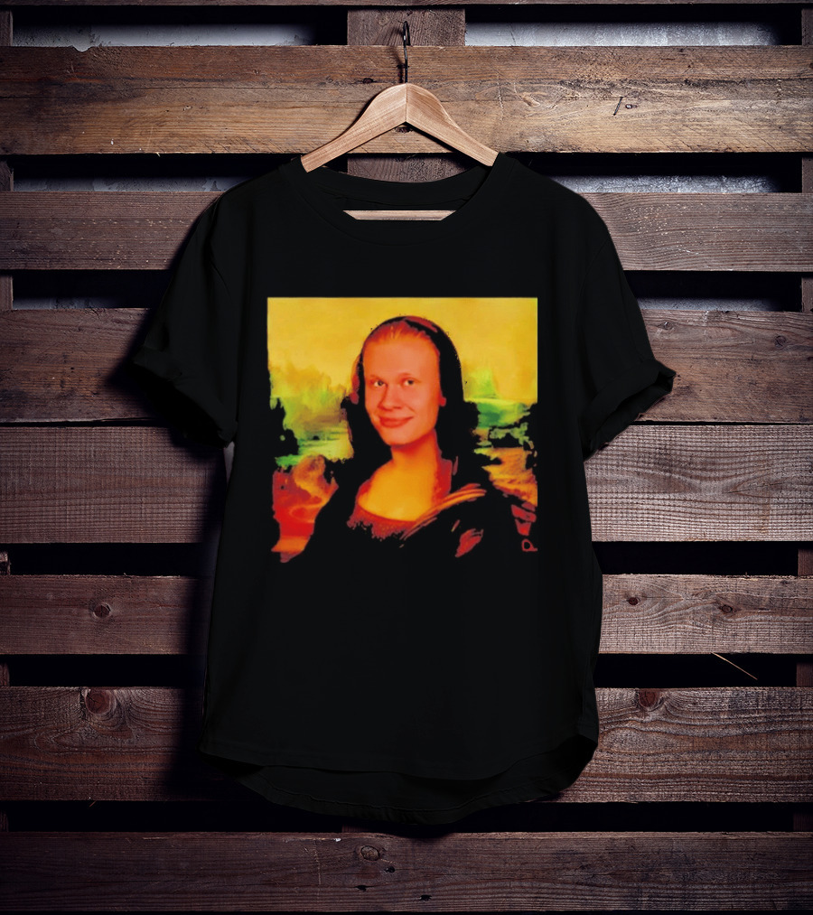 Mona Lisa Erling Haaland Manchester City Meme T-Shirt