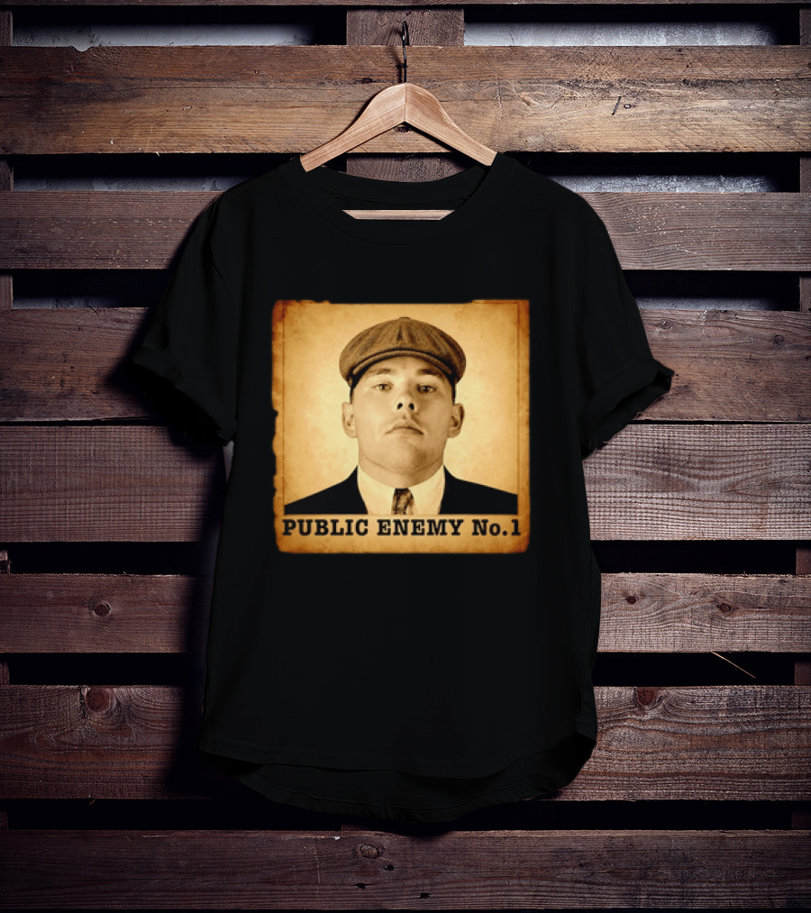 Los Angeles Dodgers Public Enemy No 1 Vintage Wanted T-Shirt