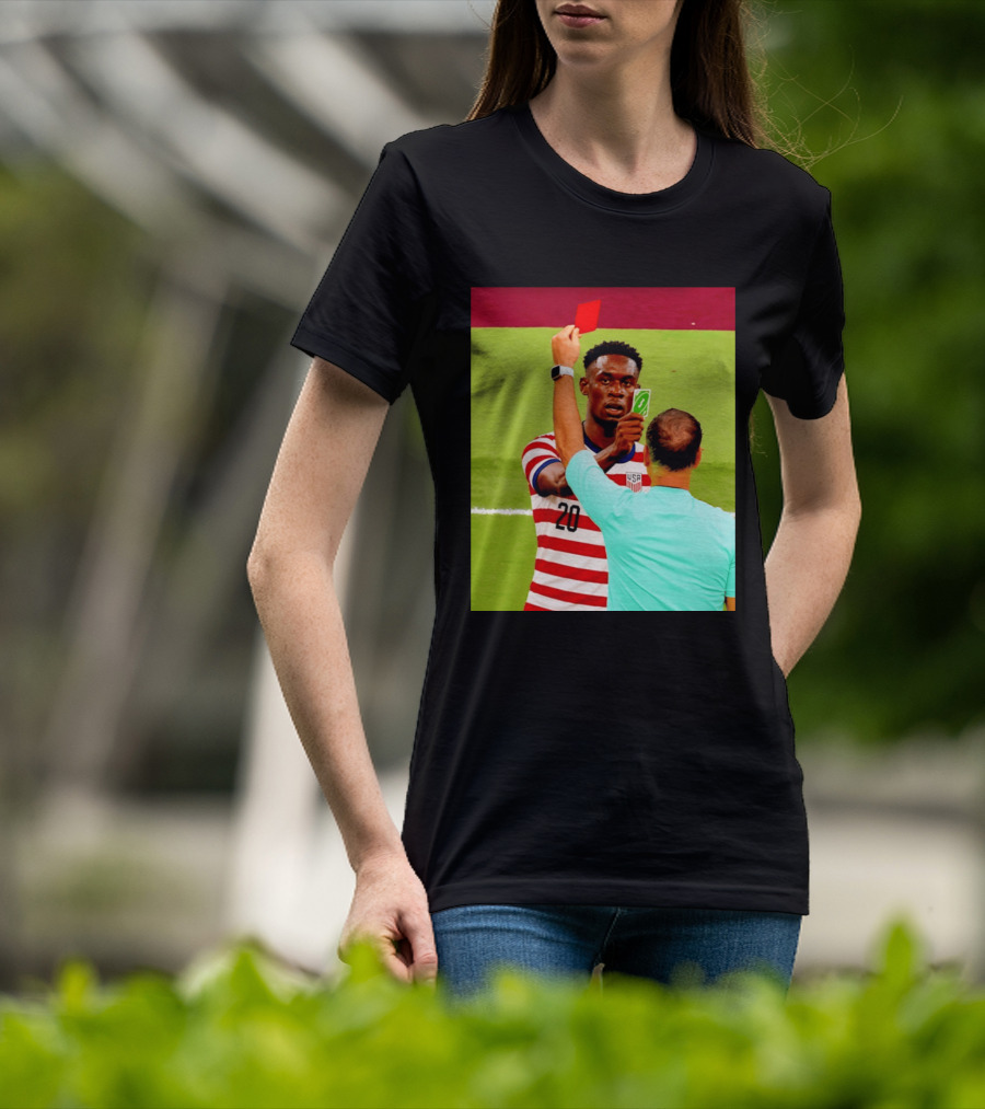 Folarin Balogun USMNT Number 20 Reverse Card Meme Soccer T-Shirt