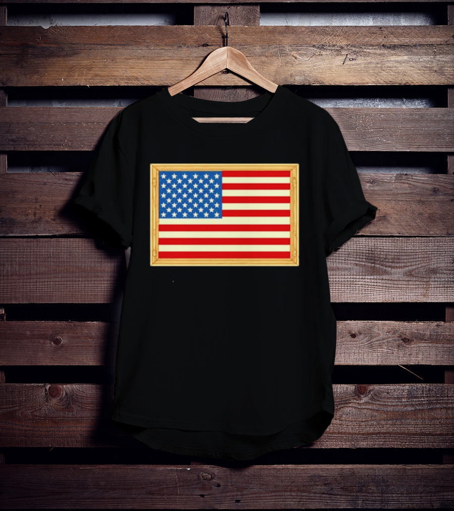 Theodore Roosevelt We Must Dare To Be Great American Flag T-Shirt
