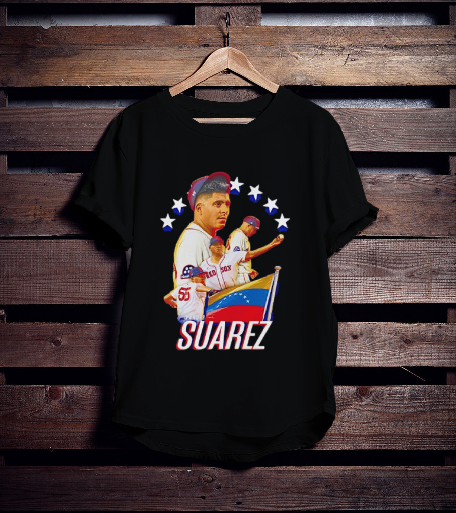 Ranger Suarez Philadelphia Phillies MLB Venezuela Flag Star Baseball T-Shirt