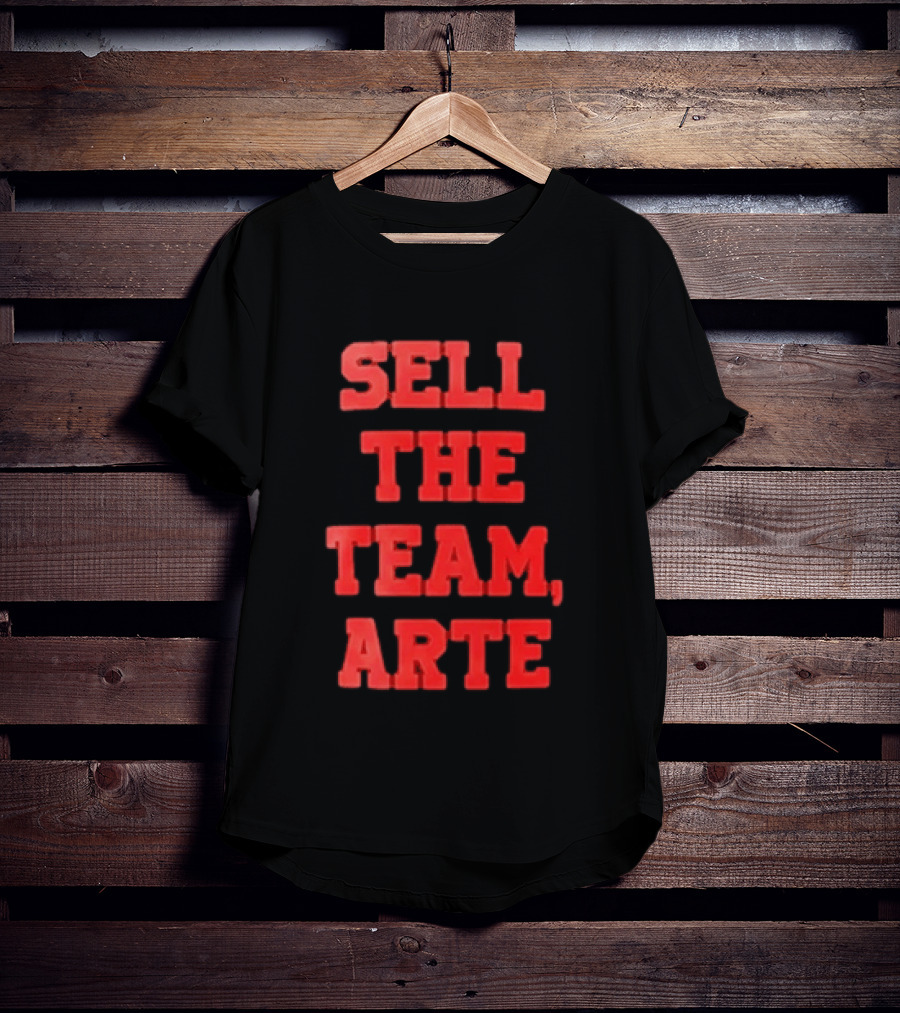 Sell The Team Arte Rallying Cry Fan Expression T-Shirt