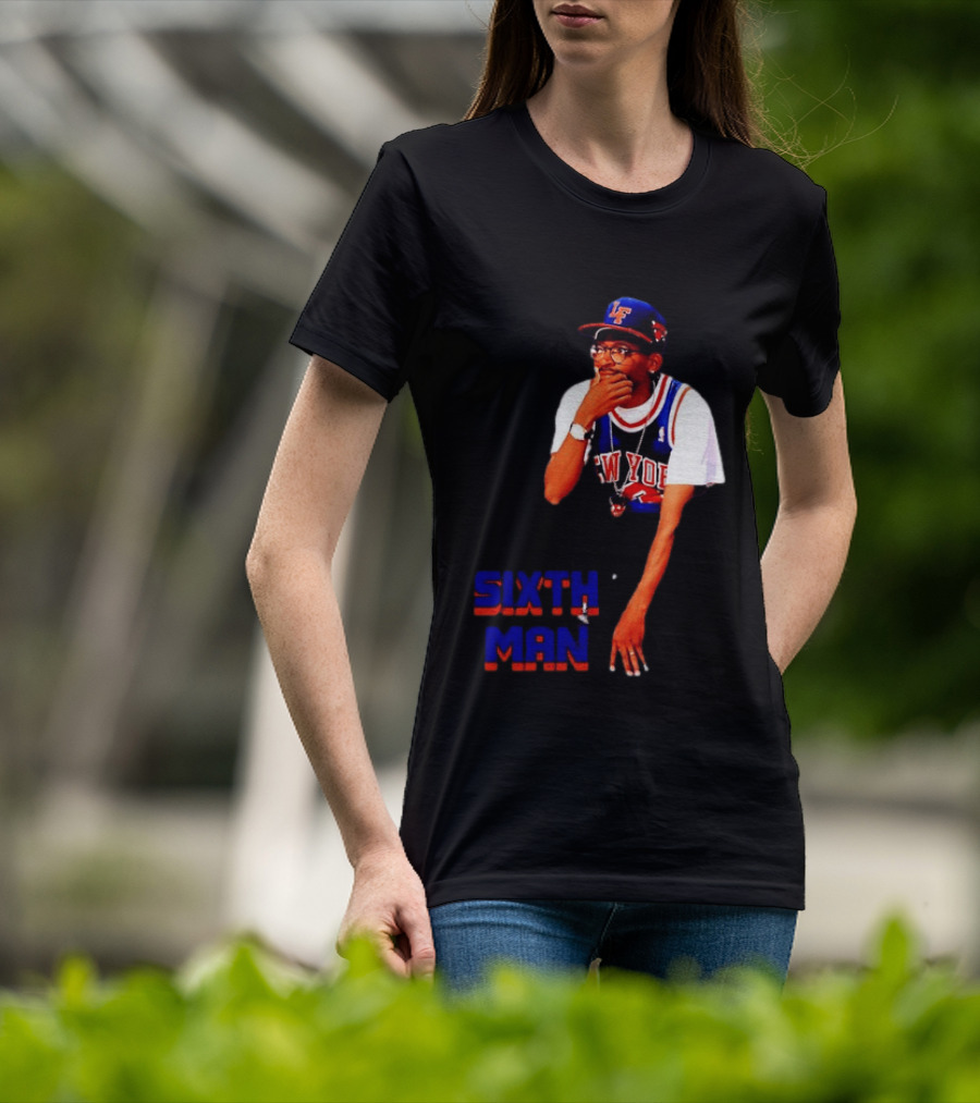 Spike Lee New York Knicks Sixth Man Yankees Cap T-Shirt