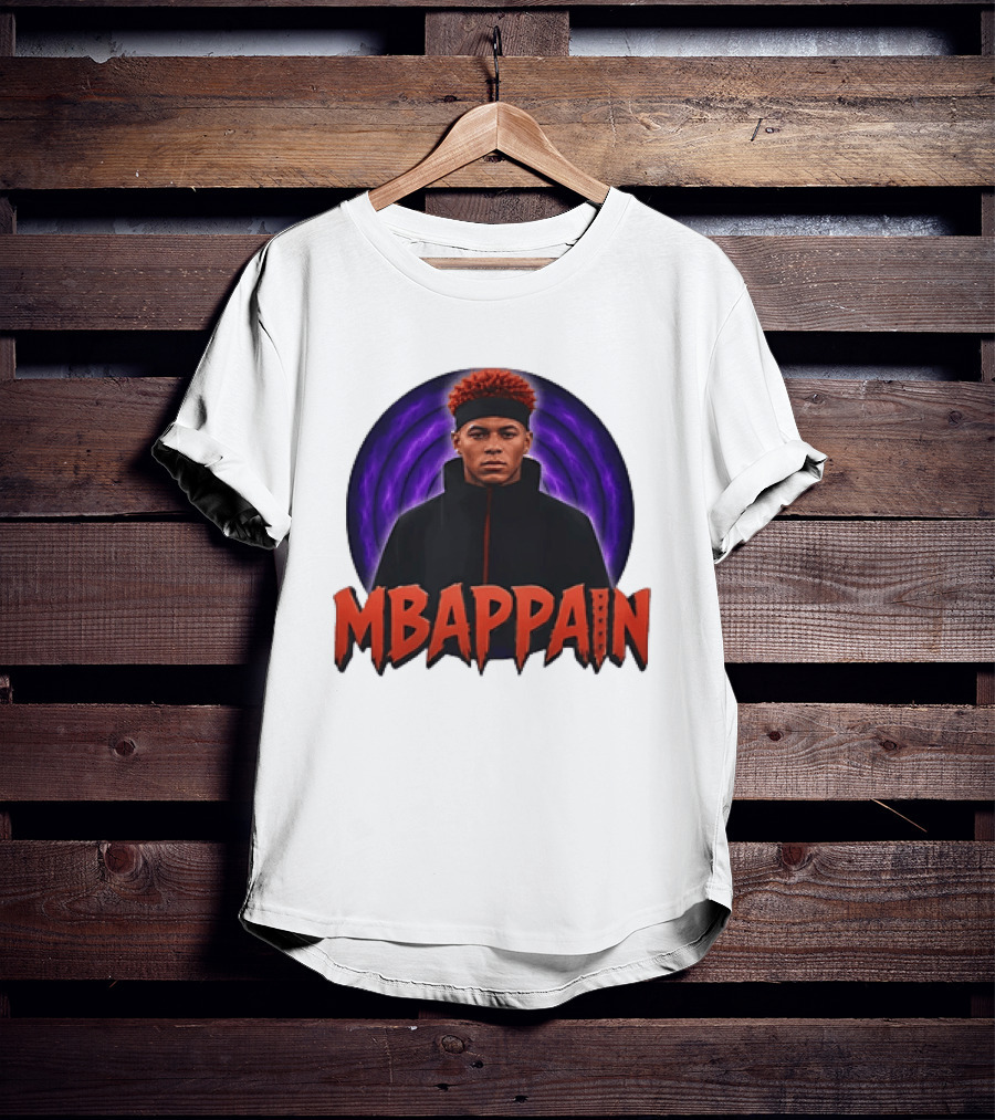 Mbappain Naruto Anime Crossover Meme T-Shirt