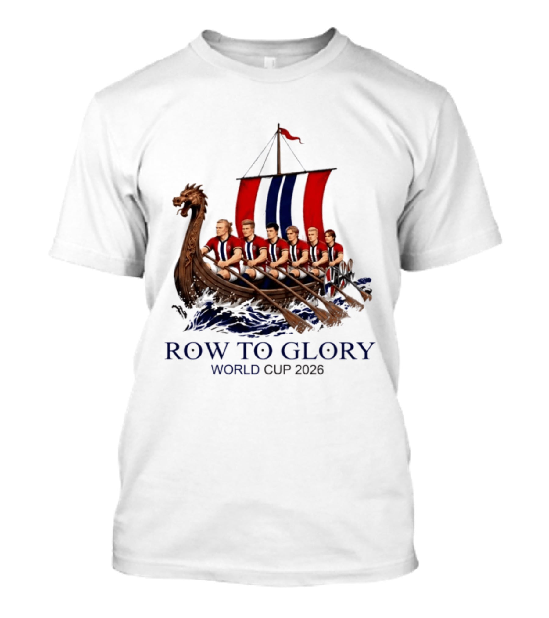 Norway 2026 World Cup Row To Glory Viking Crew T-Shirt