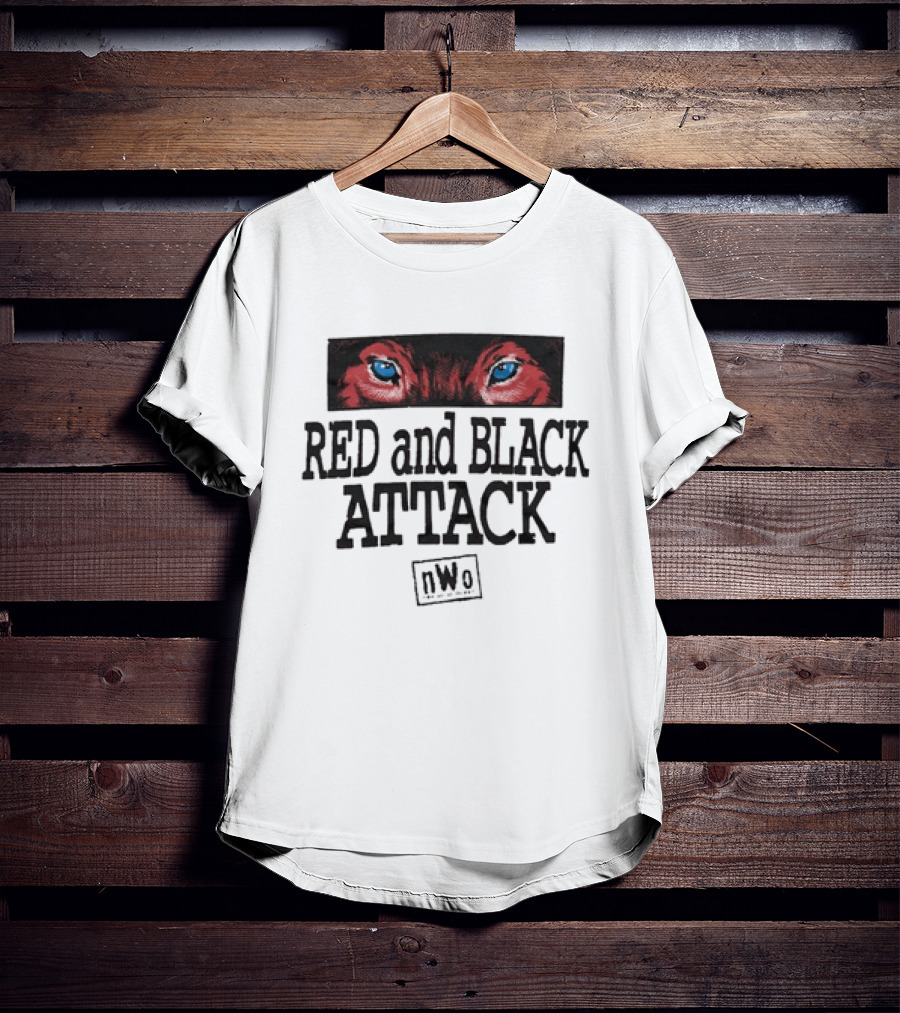 Red And Black Attack NWo New World Order WWE T-Shirt