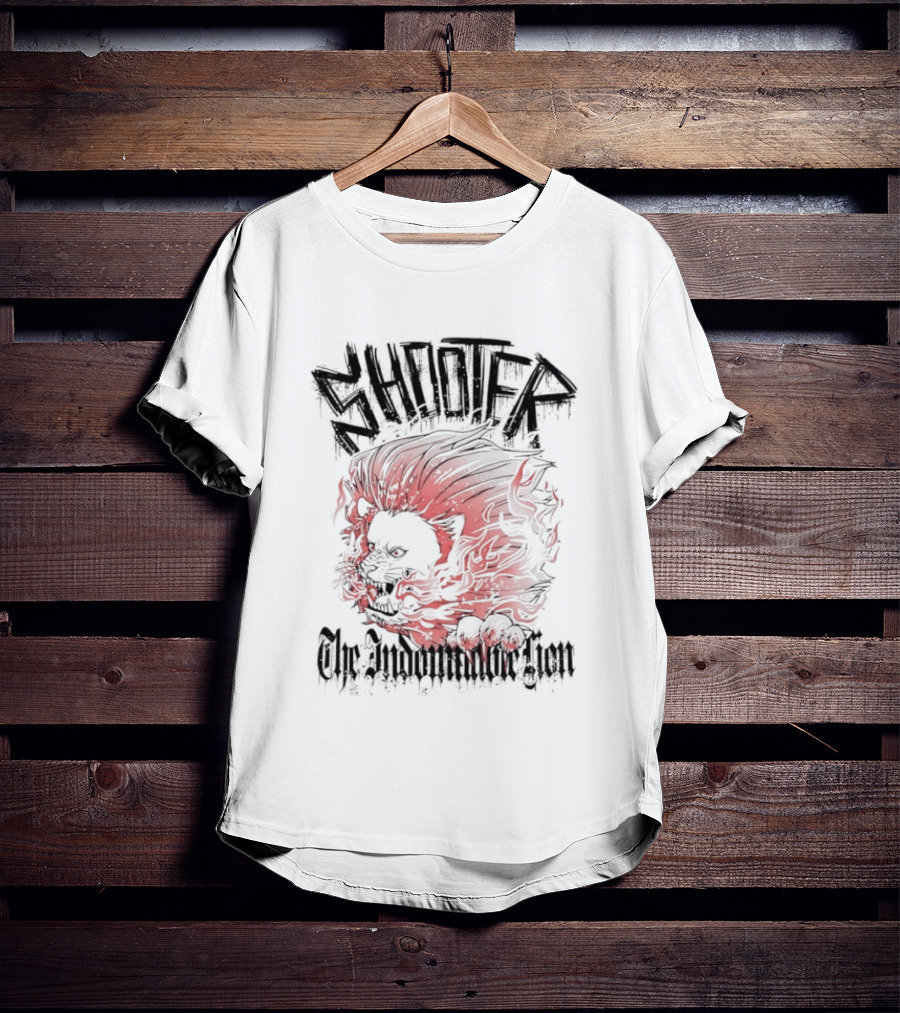 Shooter The Indomitable Lion Fierce Red Mane T-Shirt