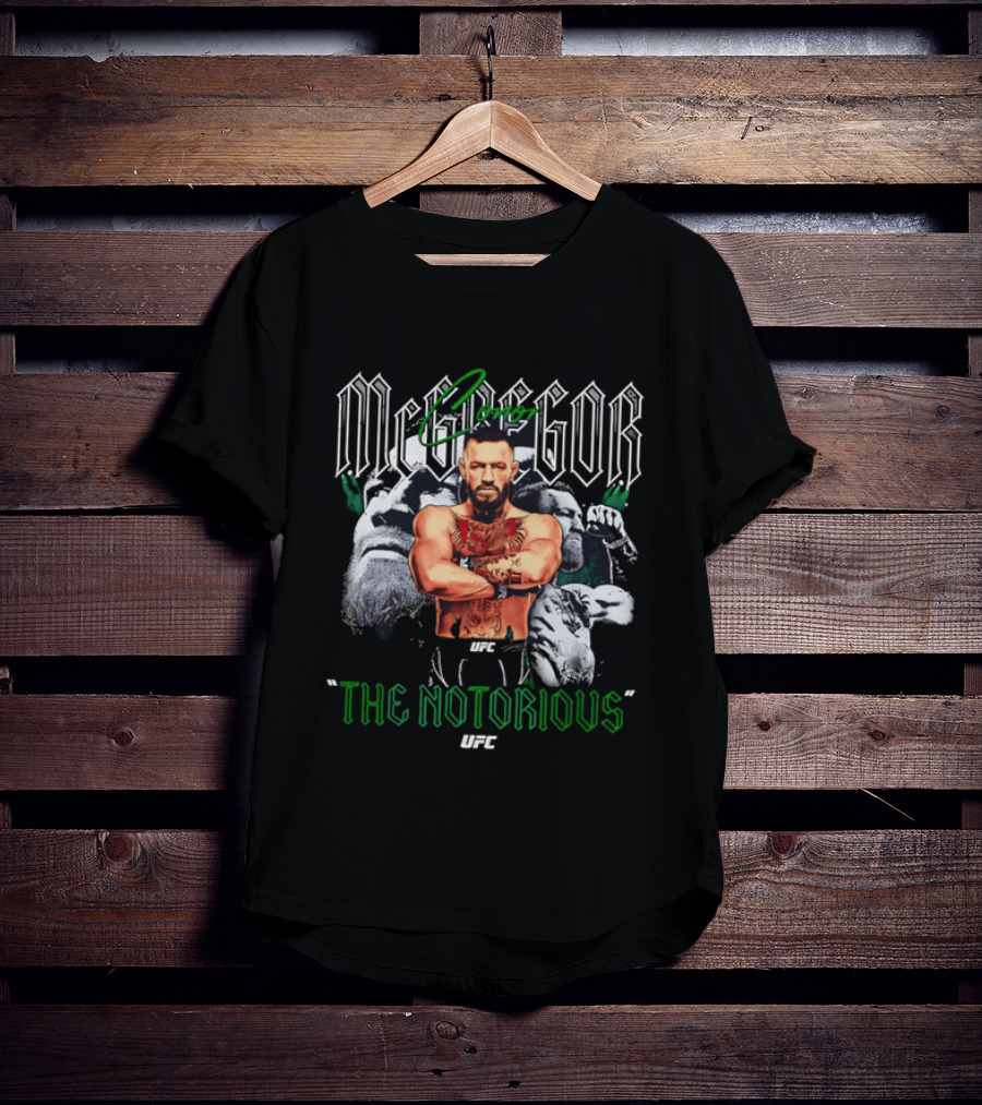 Conor McGregor The Notorious UFC Collage McGregor T-Shirt