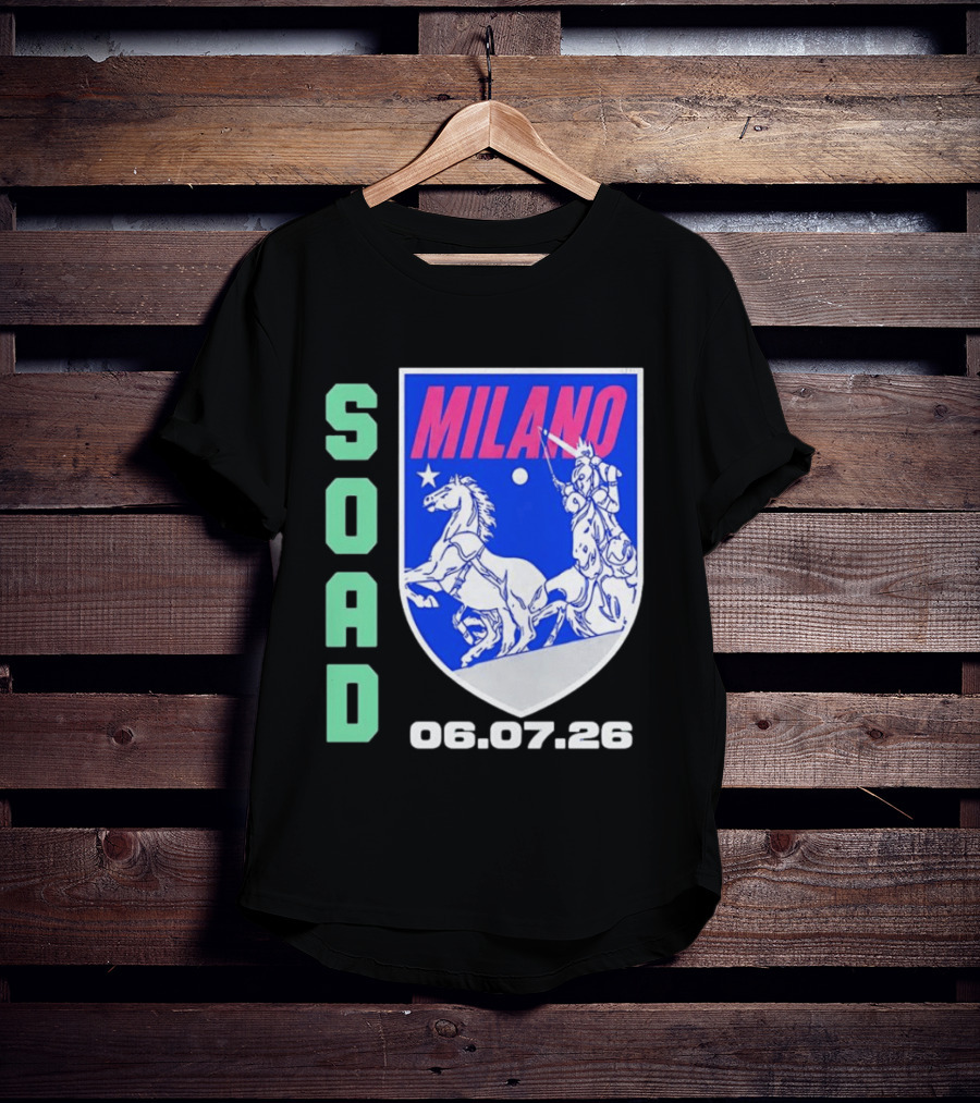 SOAD Milano 06.07.26 System Of A Down Concert T-Shirt