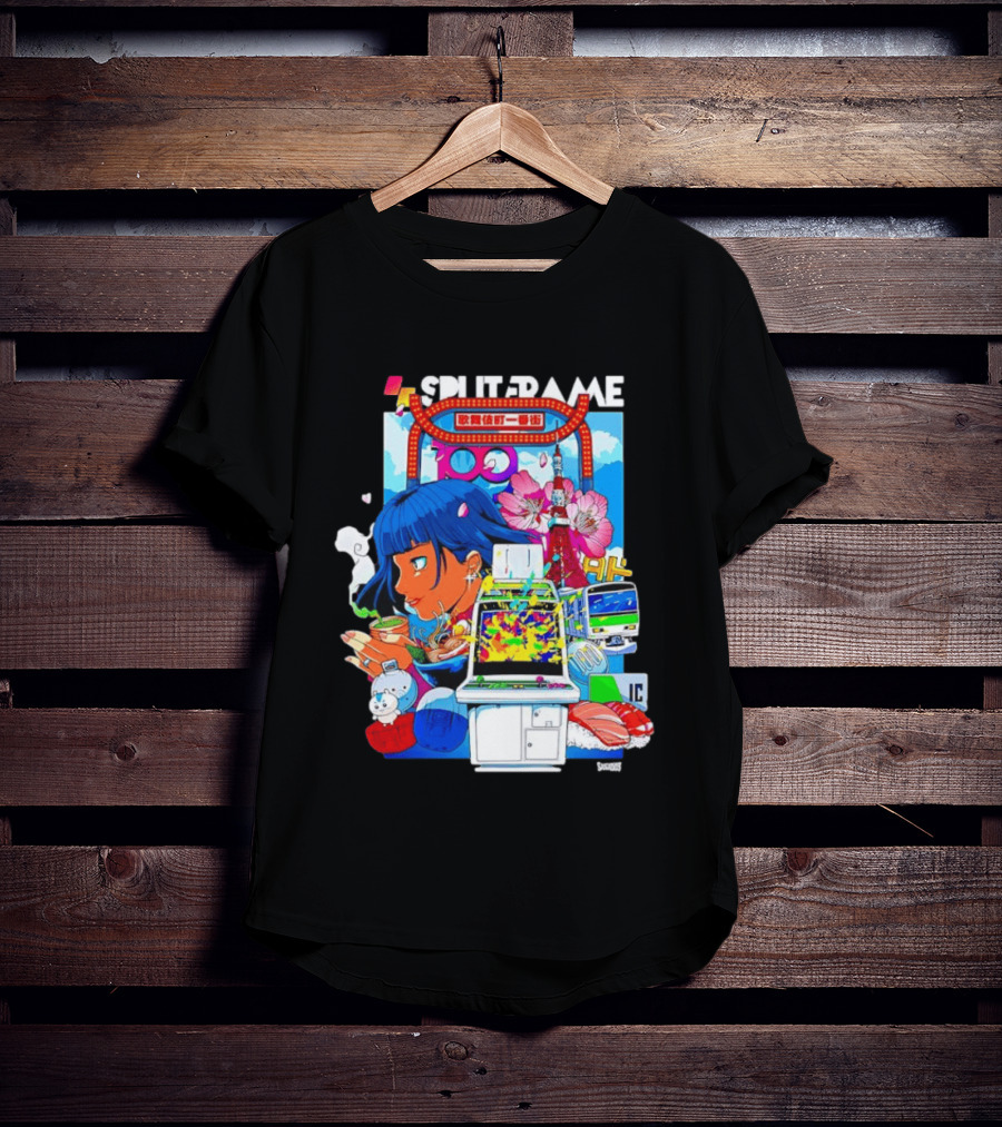 Tokyo Ramen Arcade Splitframe Kabukicho Ichibangai 100 IC Japanese T-Shirt