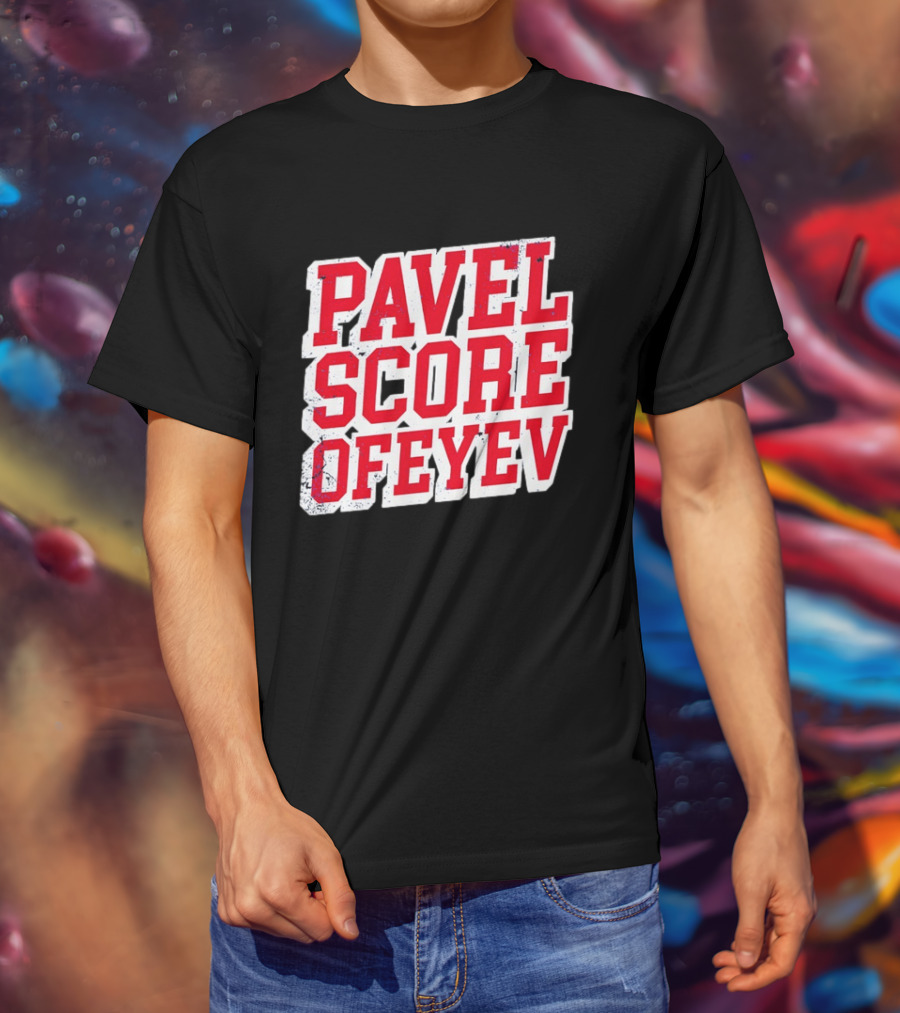 Pavel Dorofeyev Score Ofeyev New York Rangers NHL 2026 T-Shirt
