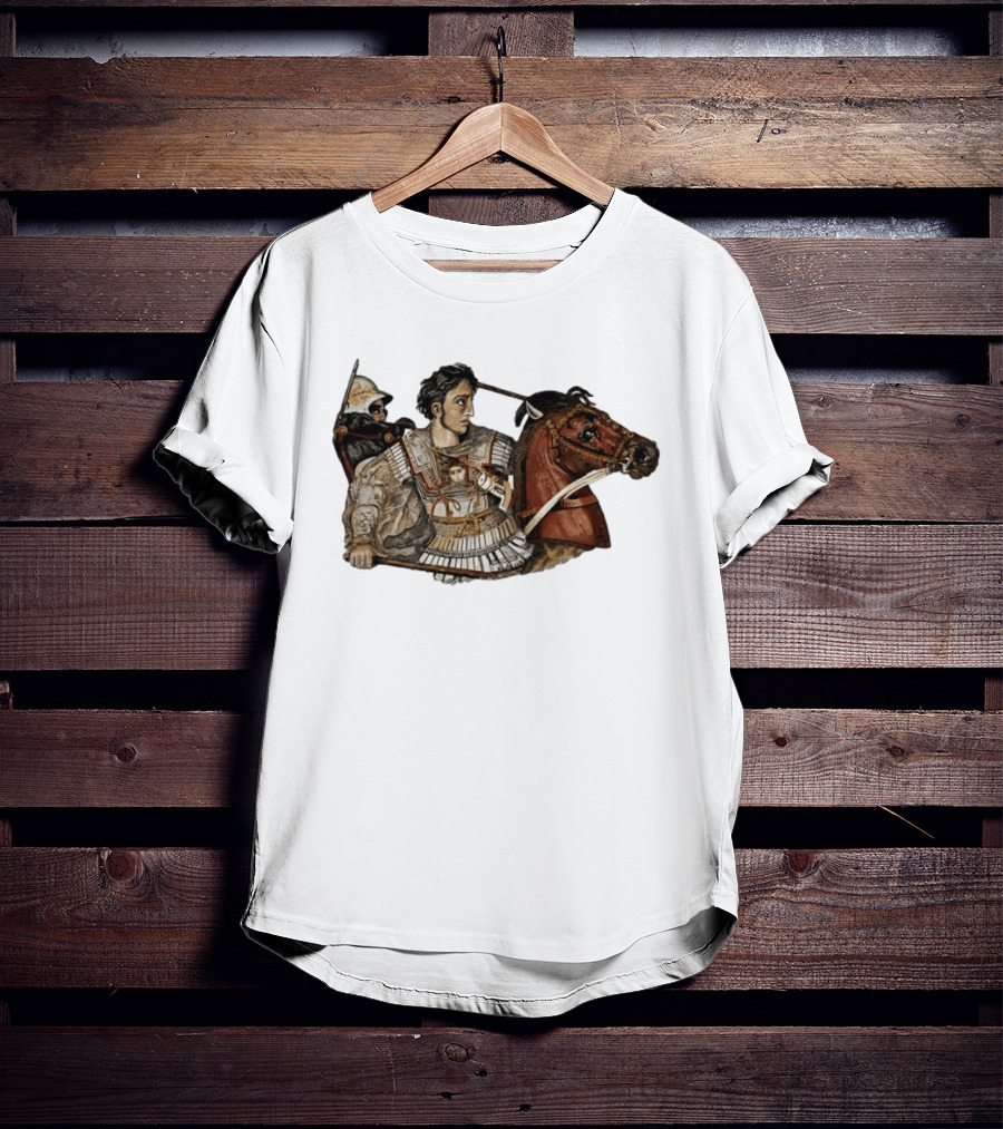 Alexander The Great Battle Of Issus Mosaic Iconic Historical Scene T-Shirt