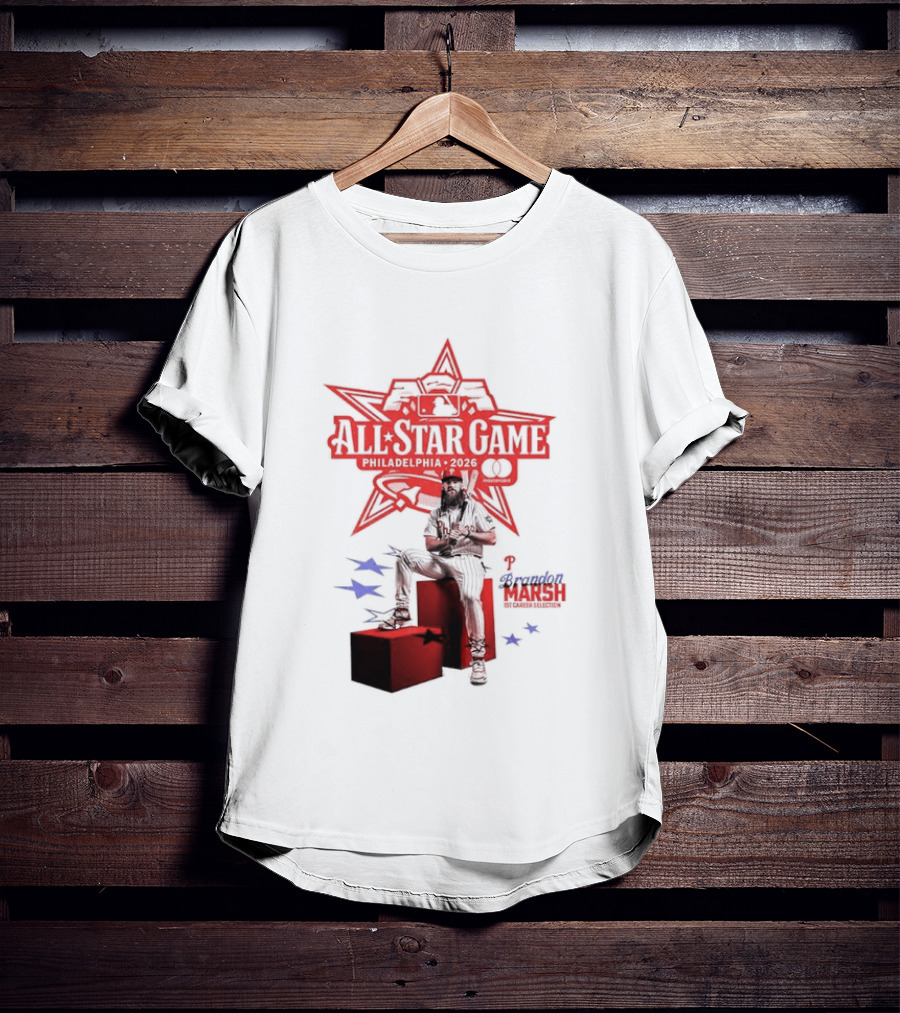 Brandon Marsh Philadelphia Phillies 2026 MLB All Star Game T-Shirt