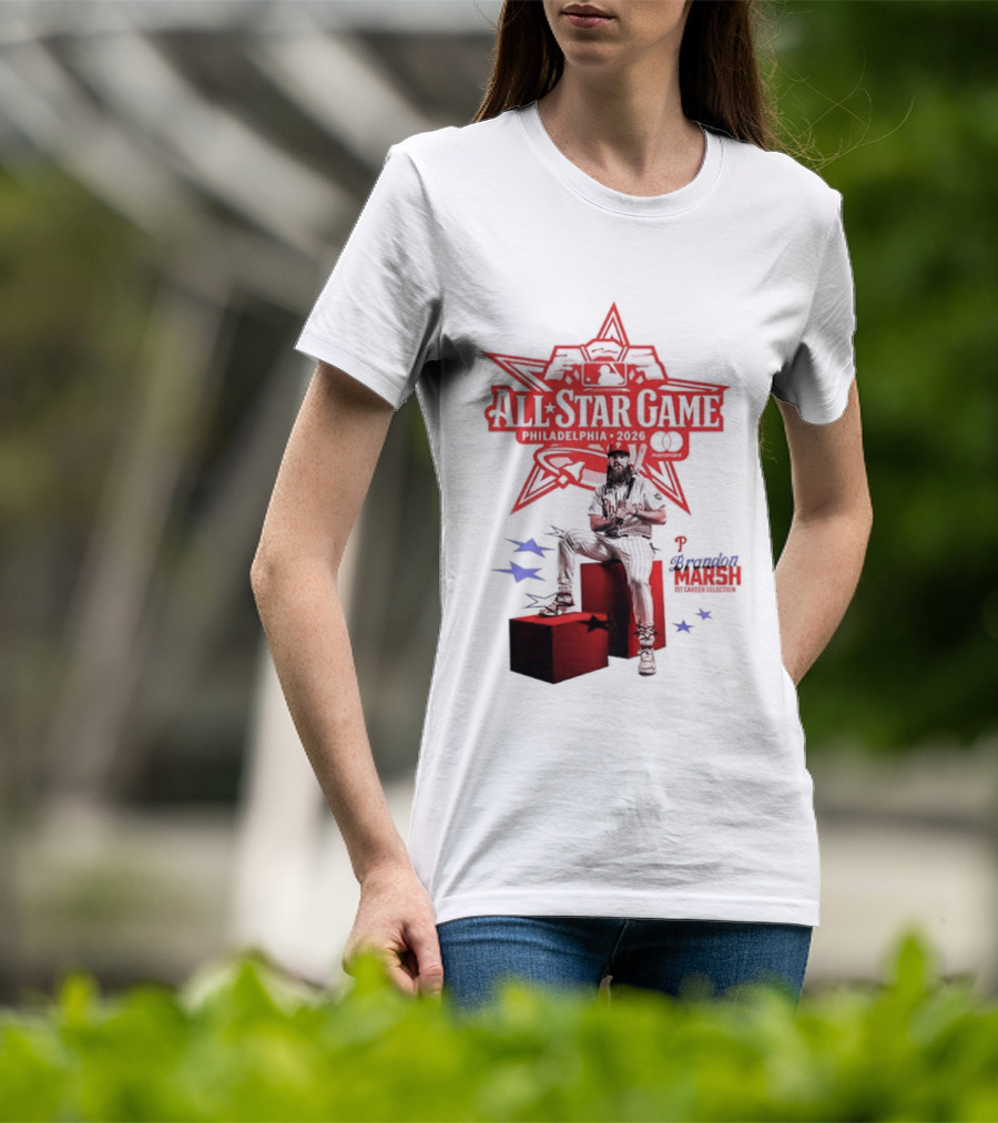 Brandon Marsh Philadelphia Phillies 2026 MLB All Star Game T-Shirt