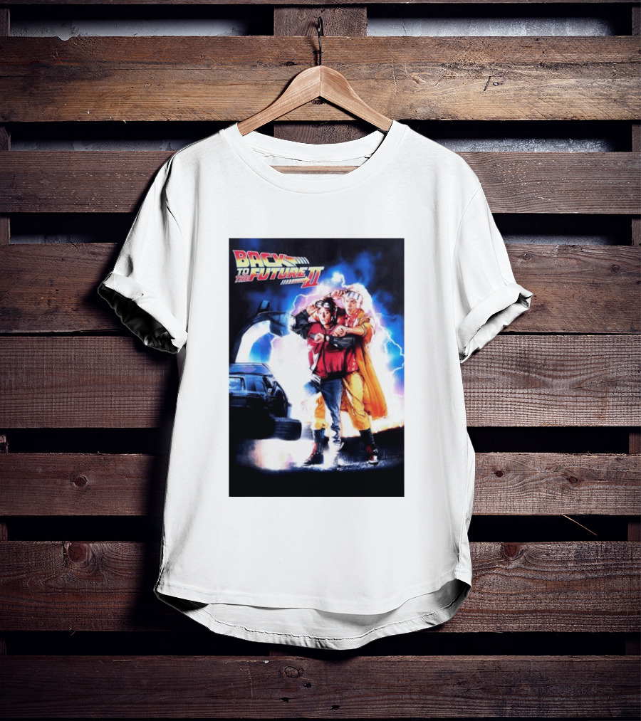 Back To The Future Part II Marty McFly Doc Brown Characters T-Shirt