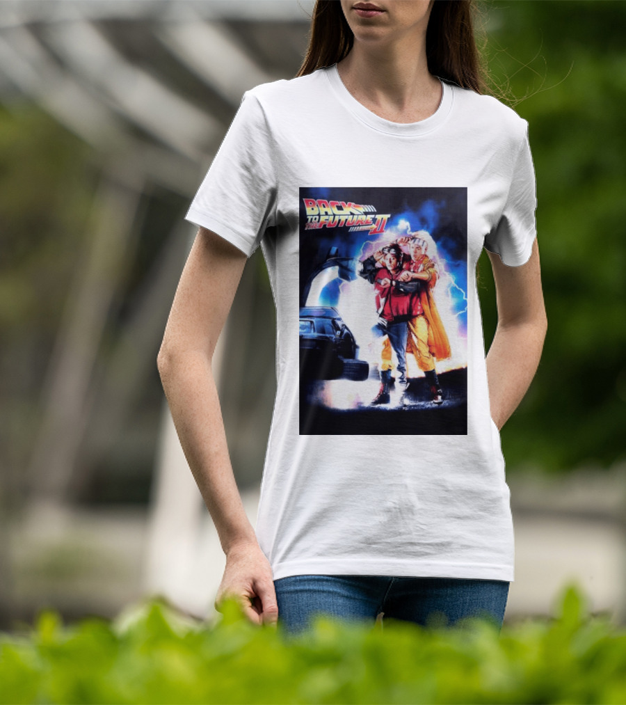 Back To The Future Part II Marty McFly Doc Brown Characters T-Shirt