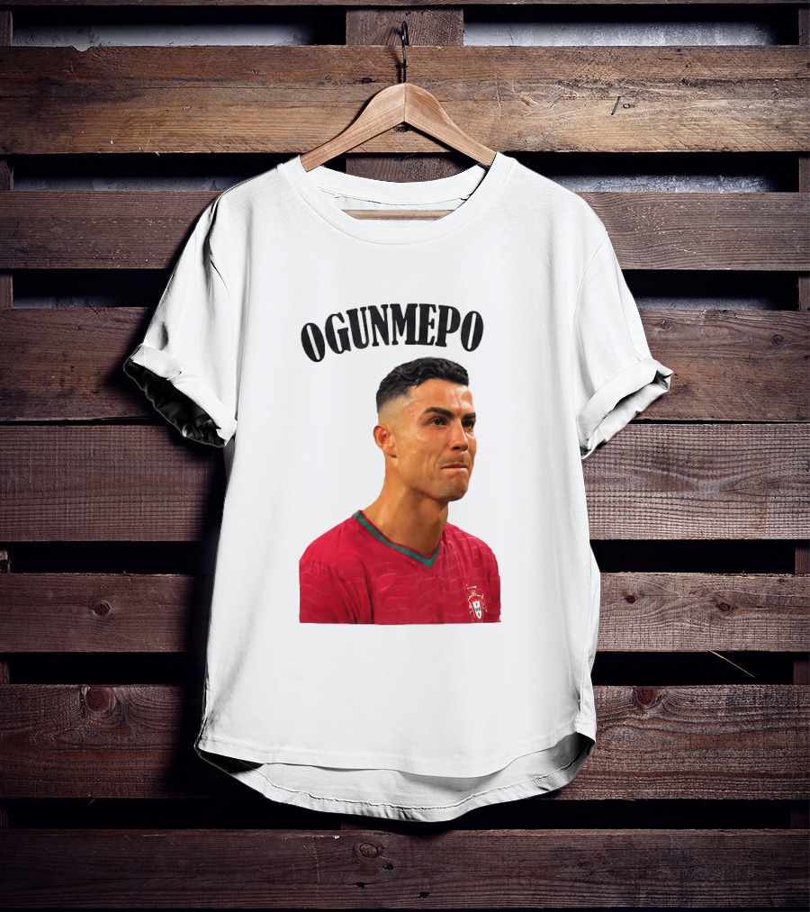 Cristiano Ronaldo Ogunmepon Portugal Soccer Star T-Shirt