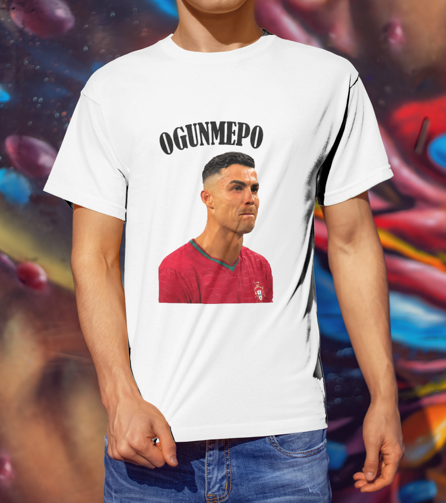 Cristiano Ronaldo Ogunmepon Portugal Soccer Star T-Shirt
