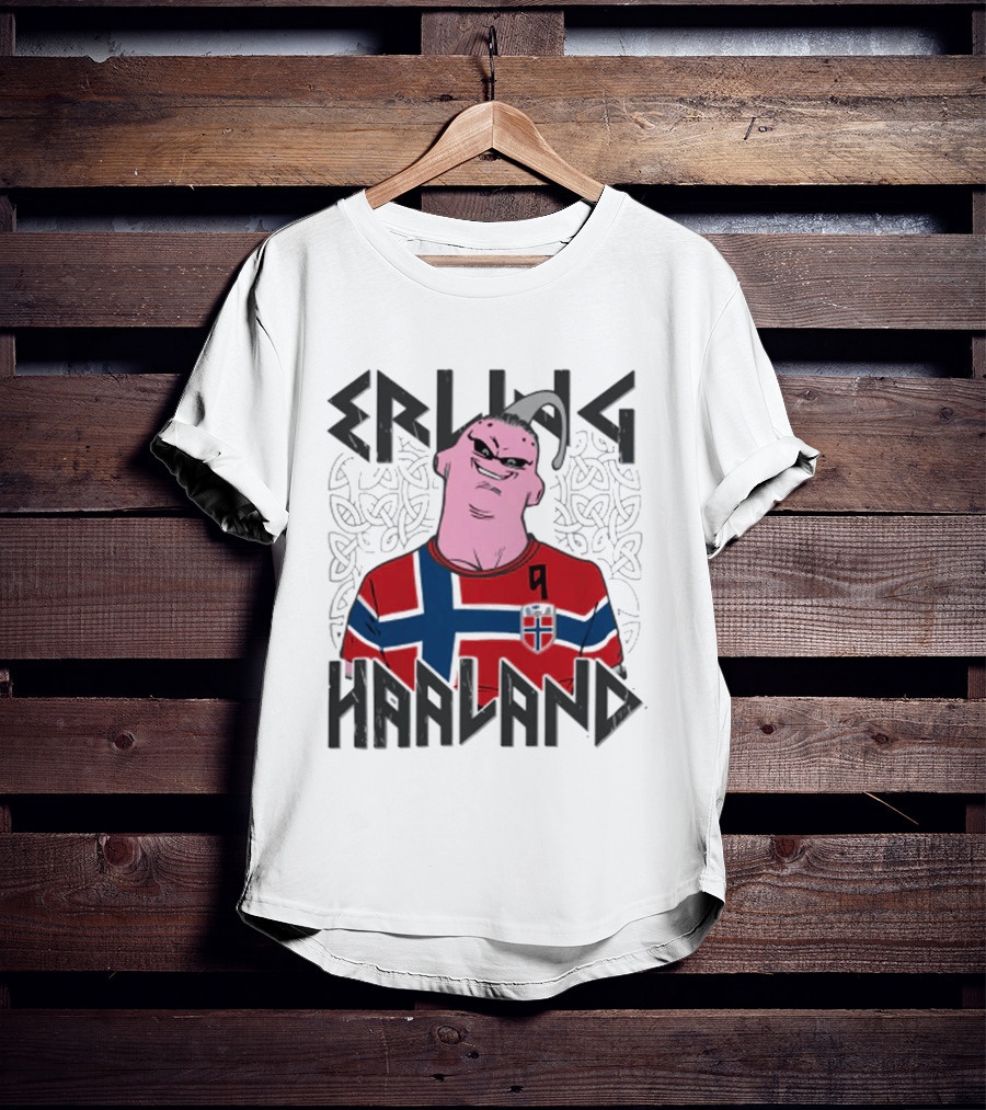 Erling Haaland Buu Norway Football Fusion T-Shirt