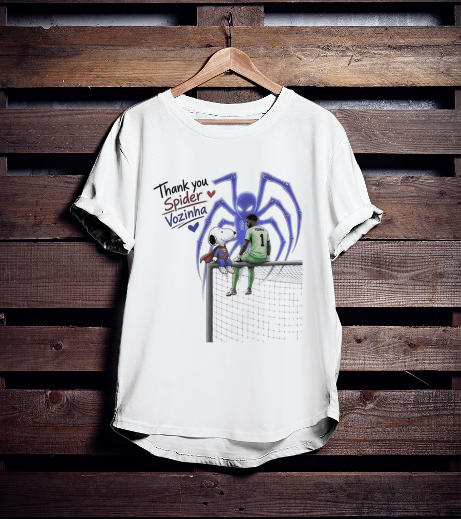 Thank You Spider Vozinha Snoopy Superman Cape Verde National Team T-Shirt