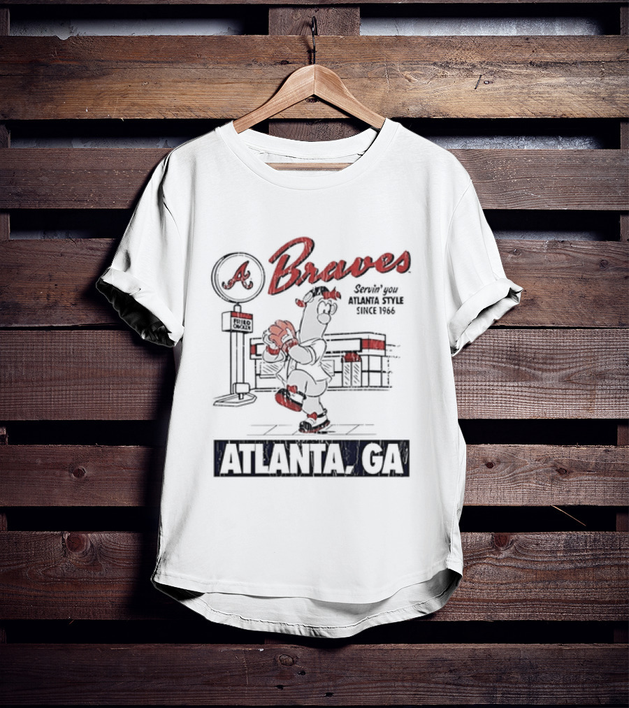 Braves Servin' You Atlanta Since 1966 Baseball Atlanta GA T-Shirt